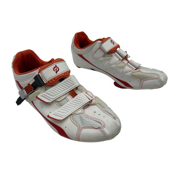 Peloton Vintage White Cycling Shoes Spinning Cleats